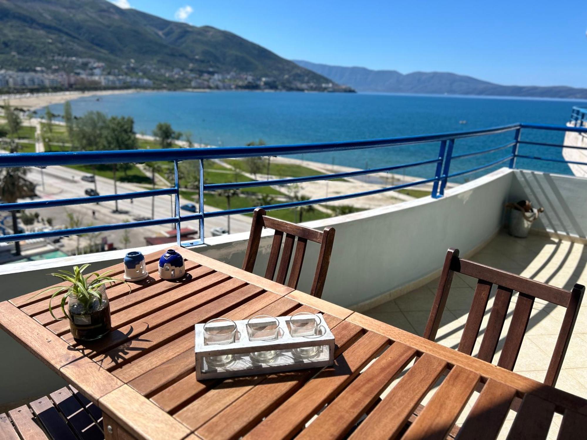 Апартаменты Casa Con Vista Mare Влёра Экстерьер фото